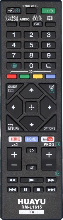 HUAYU RM-L1615 (for SONY TV YOUTUBE)