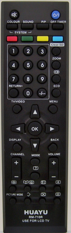 HUAYU RM-710R (for JVC LCD)