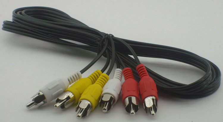 Шнур 3*RCA-3*RCA  1,0м   G-030-1