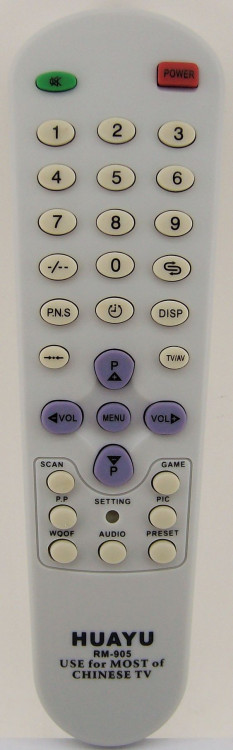 HUAYU RM-905 (for SUPRA) CHINESE TV