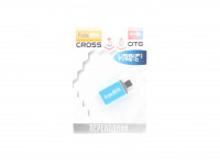 Переходник TYPE-C штекер - USB гнездо OTG FaisOn P-10 Cross