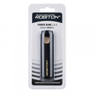 Аккумулятор портативный ROBITON Li3.4  3350mAч