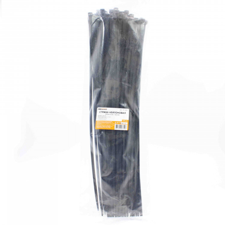 Хомут  4,8*350мм черный (100шт) PROCONNECT R-0351