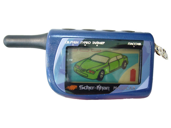 Брелок для сигнализации LCD Scher Khan M4