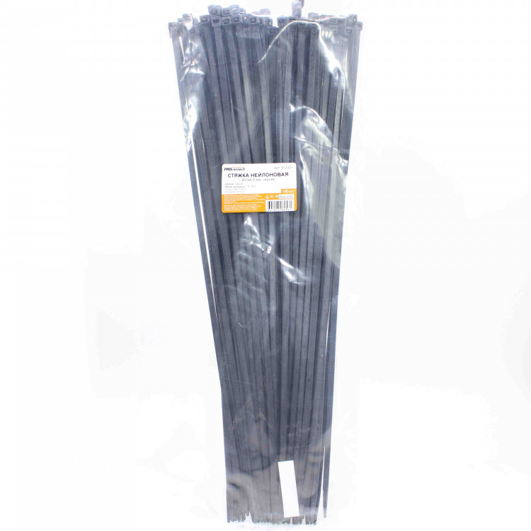 Хомут  4,8*400мм черный (100шт) PROCONNECT R-0401