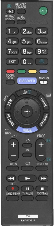 SONY RMT-TX101E (TV) Quality  (M1786)