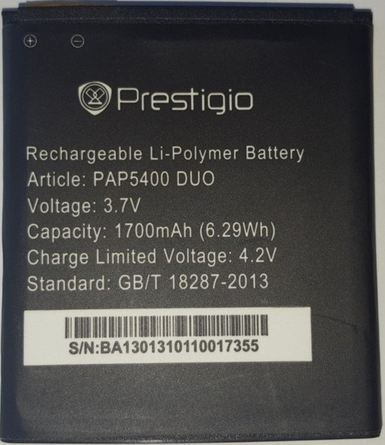 Аккумулятор для PRESTIGIO  PAP 5400  (1700mAh)