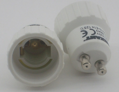 Переходник цокольный GU10-Е14 REXANT-8843