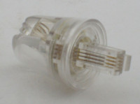 Тел. проходник 4Р-4С поворот.(антискручиватель 1.5cm) REXANT R-0021