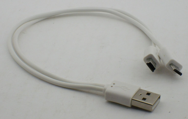 Переходник USB штекер - mini USB штекер + micro USB штекер 0,3 м   TD-3066